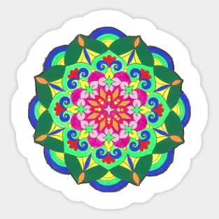 Development and Learning Mandala Sticker